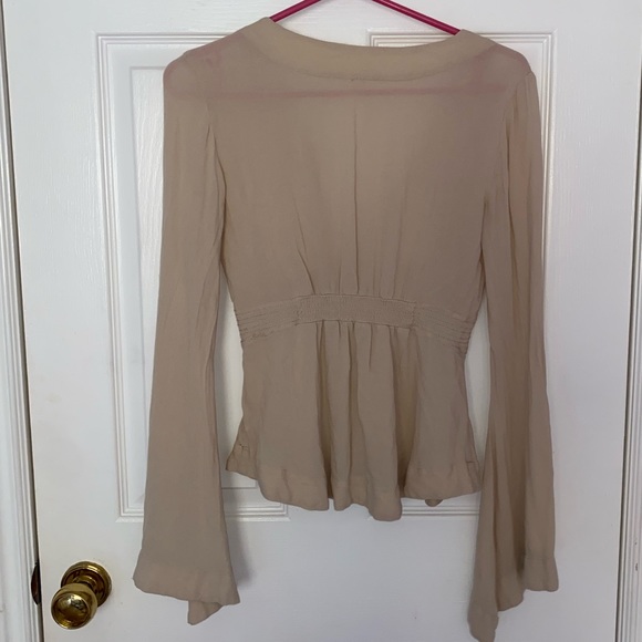 FREE PEOPLE LONG SLEEVE BELLE BLOUSE - Picture 5 of 5